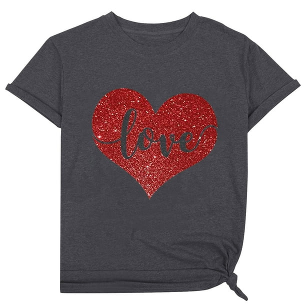 Details about / Hanes Women/'s Size Small Short Sleeve Grey T-Shirt With A Heart